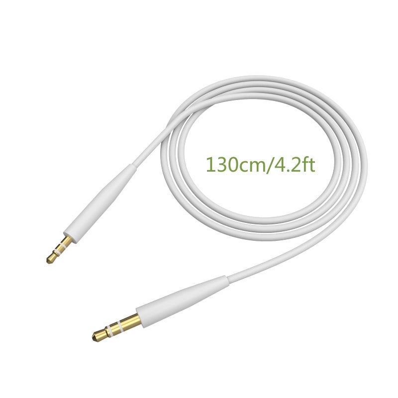 Saipomor QC45 Audio Cord Replacement 2.5mm Stereo Jack Cables for Bose On-Ear 2 OE2i QuietComfort45 QC25 QC35II QC35 Soundlink SoundlinkII SoundTrue NC700 Headphones(White) - Image 5